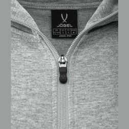Худи на молнии женское JOGEL ESSENTIAL Athlete Hooded FZ Jacket W, серый