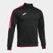 SUDADERA OLIMPIADA NEGRO ROJO